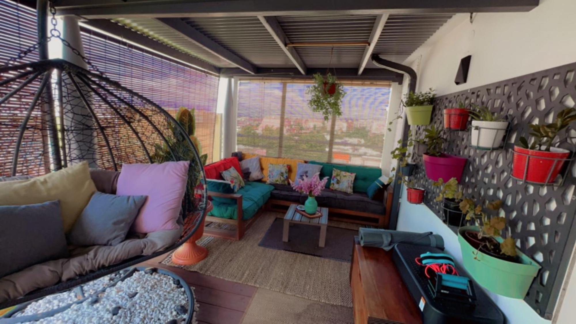 Appartement Appart'Eden : vue panoramique sur Saint-Denis à Sainte-Clotilde Extérieur photo